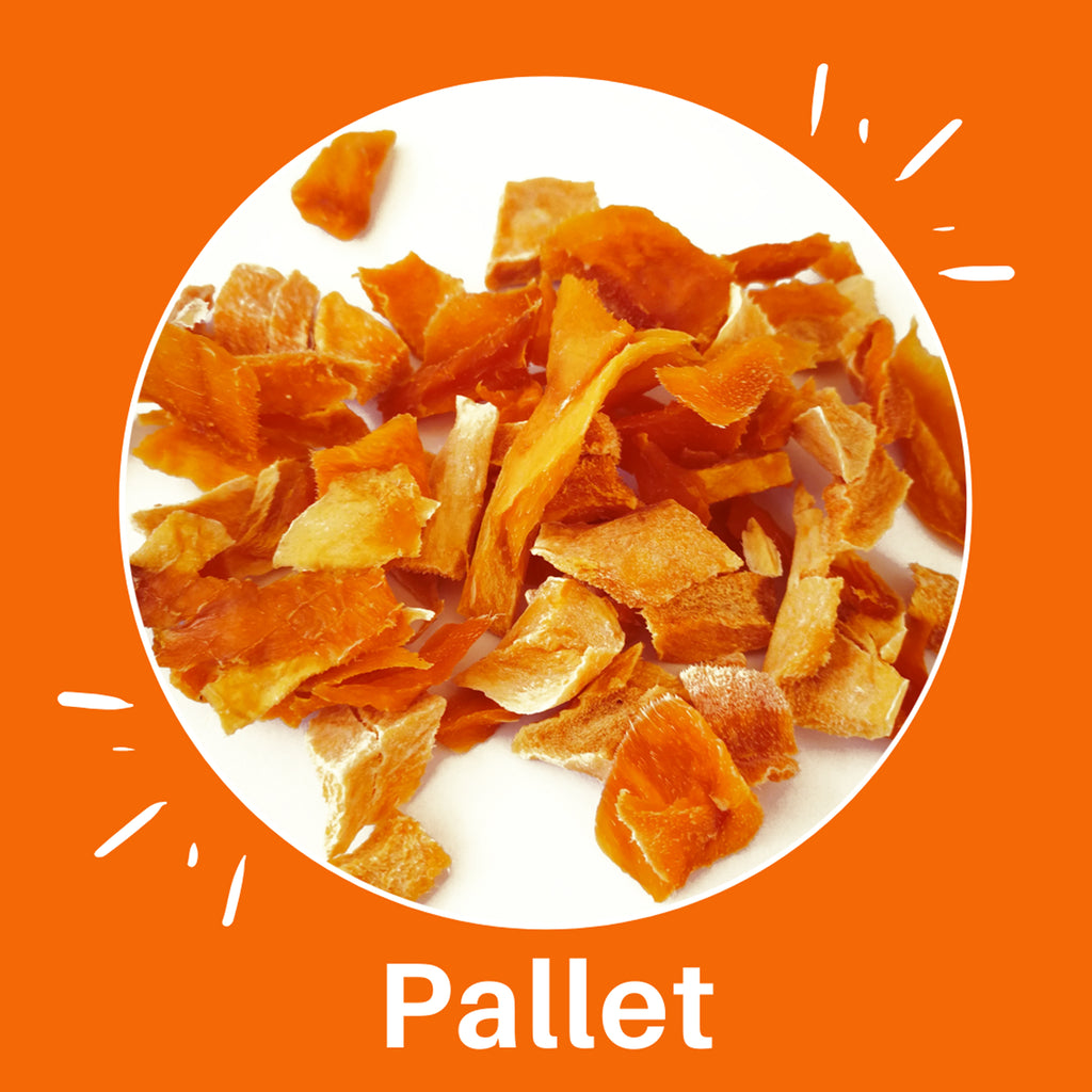 Pallet of Sun Dried Mango Power by PuroSol (550 Kgs)-healthy snacks sun-dried in Guatemala, dehydrated fruits and herbs for all of your culinary creations