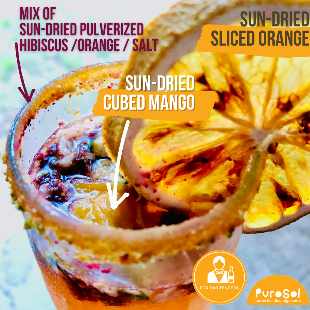 Sun Dried Cubed Mango by PuroSol (217 gr.)