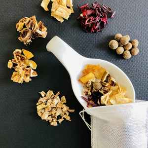 Herbstsonne Infusion by PuroSol-healthy snacks sun-dried in Guatemala, dehydrated fruits and herbs for all of your culinary creations