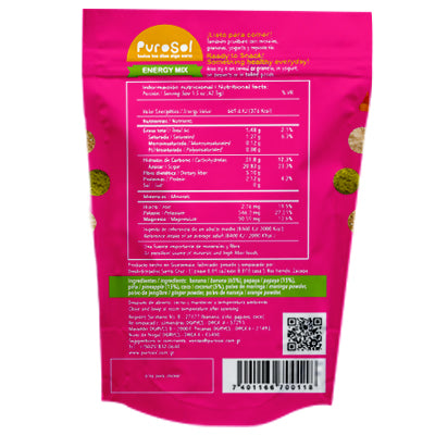 Wholesale Energy Mix from PuroSol (Box of 4.5 Kgs)-healthy snacks sun-dried in Guatemala, dehydrated fruits and herbs for all of your culinary creations