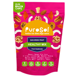 Pallet of Sun Dried Healthy Mix by PuroSol (550 kgs)-healthy snacks sun-dried in Guatemala, dehydrated fruits and herbs for all of your culinary creations