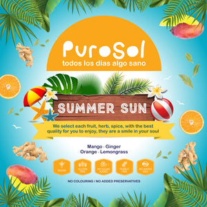 Summer Sun Infusion by PuroSol-healthy snacks sun-dried in Guatemala, dehydrated fruits and herbs for all of your culinary creations