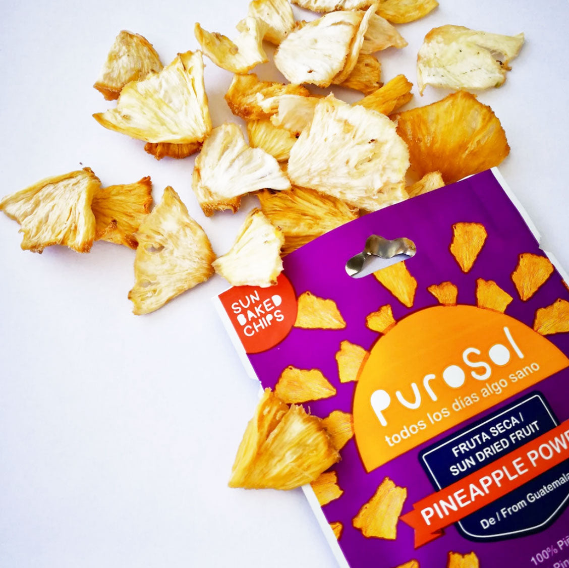 Wholesale Sun Dried Pineapple Power from PuroSol (3.5 KGS per Box)-healthy snacks sun-dried in Guatemala, dehydrated fruits and herbs for all of your culinary creations