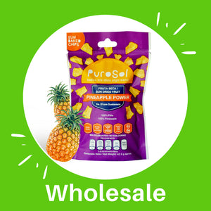 Wholesale Sun Dried Pineapple Power from PuroSol (3.5 KGS per Box)-healthy snacks sun-dried in Guatemala, dehydrated fruits and herbs for all of your culinary creations